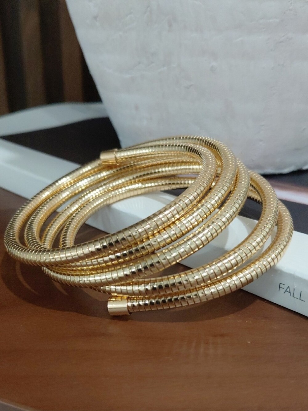Stainless Steel Spiral Bracelet - Picture 3 of 3